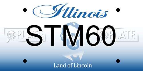 STM60 Illinois License Plate