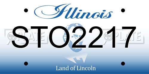 STO2217 Illinois License Plate
