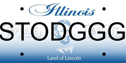 STODGGG Illinois License Plate