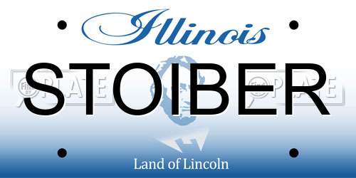 STOIBER Illinois License Plate