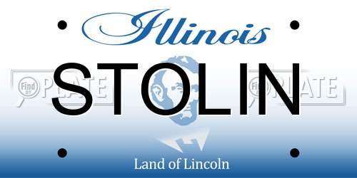 STOLIN Illinois License Plate