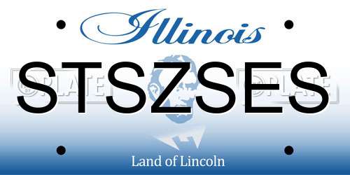 STSZSES Illinois License Plate