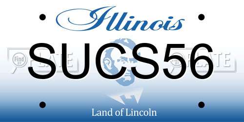 SUCS56 Illinois License Plate