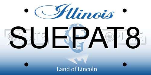 SUEPAT8 Illinois License Plate