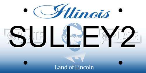 SULLEY2 Illinois License Plate