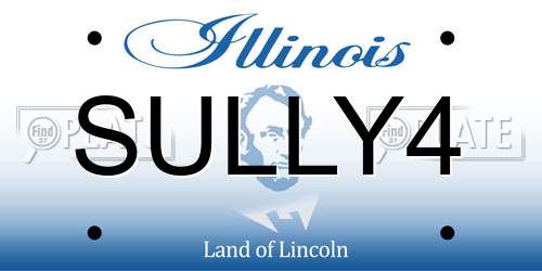 SULLY4 Illinois License Plate