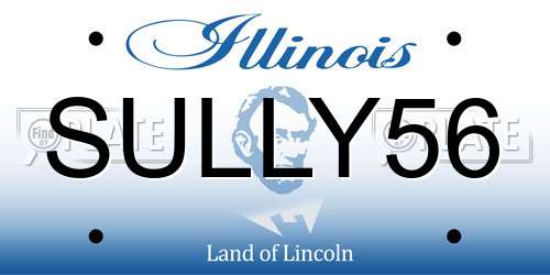SULLY56 Illinois License Plate