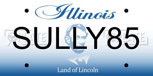 SULLY85 Illinois License Plate