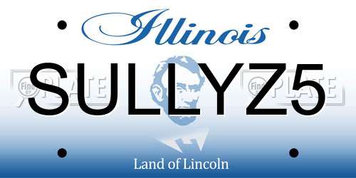 SULLYZ5 Illinois License Plate