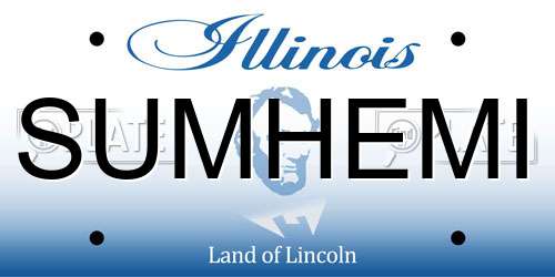 SUMHEMI Illinois License Plate