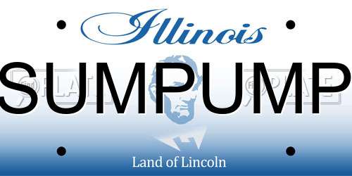 SUMPUMP Illinois License Plate