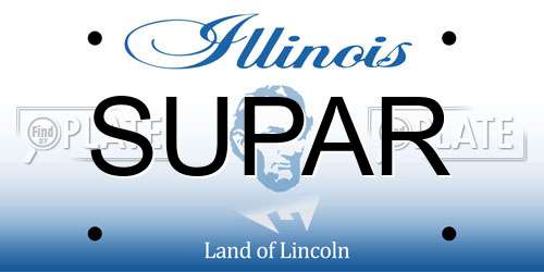 SUPAR Illinois License Plate