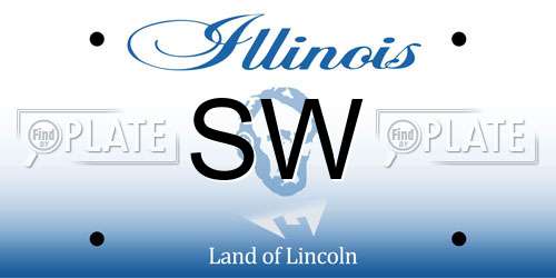 SW Illinois License Plate
