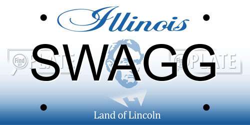 SWAGG Illinois License Plate