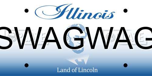 SWAGWAG Illinois License Plate