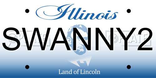 SWANNY2 Illinois License Plate