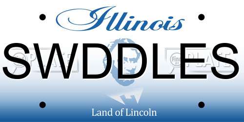 SWDDLES Illinois License Plate