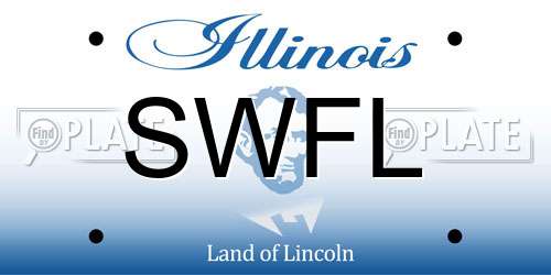 SWFL Illinois License Plate