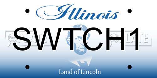 SWTCH1 Illinois License Plate