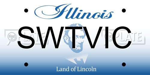 SWTVIC Illinois License Plate