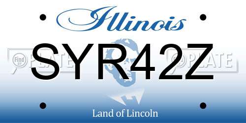 SYR42Z Illinois License Plate