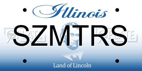 SZMTRS Illinois License Plate