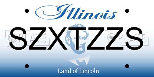 SZXTZZS Illinois License Plate