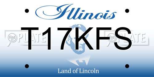 T17KFS Illinois License Plate