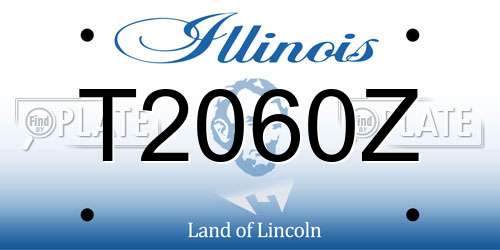 T2060Z Illinois License Plate