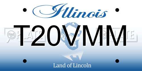 T20VMM Illinois License Plate