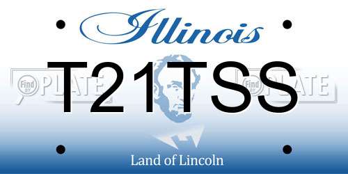 T21TSS Illinois License Plate