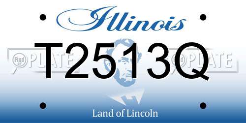 T2513Q Illinois License Plate
