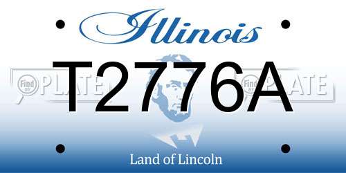 T2776A Illinois License Plate