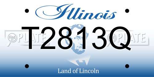 T2813Q Illinois License Plate