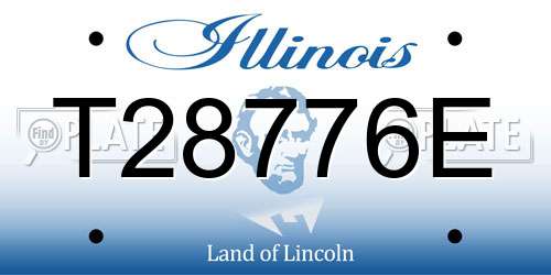 T28776E Illinois License Plate