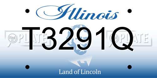 T3291Q Illinois License Plate