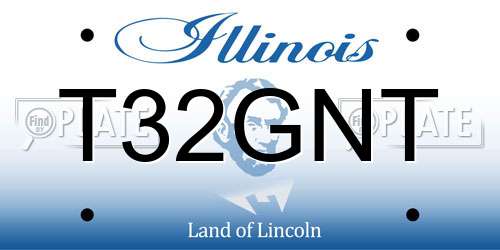 T32GNT Illinois License Plate