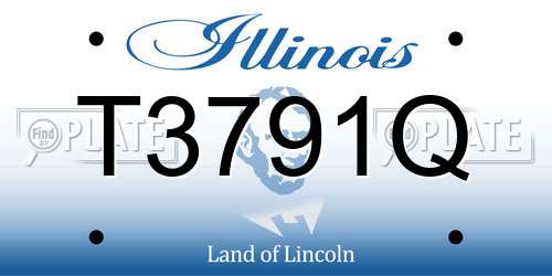 T3791Q Illinois License Plate