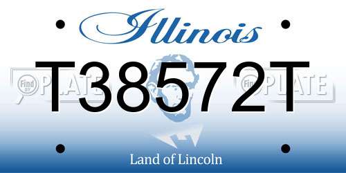 T38572T Illinois License Plate