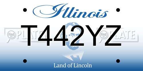 T442YZ Illinois License Plate