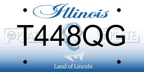 T448QG Illinois License Plate