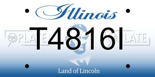 T4816I Illinois License Plate