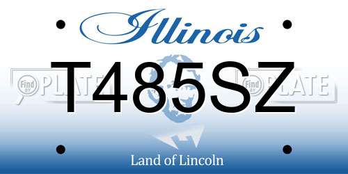 T485SZ Illinois License Plate