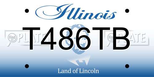 T486TB Illinois License Plate