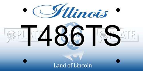 T486TS Illinois License Plate