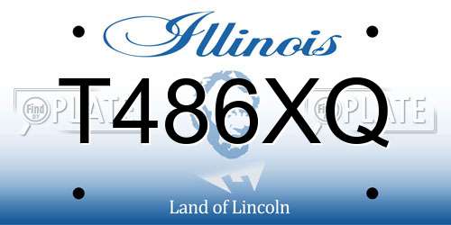 T486XQ Illinois License Plate