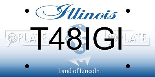 T48IGI Illinois License Plate