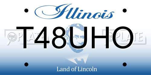 T48UHO Illinois License Plate
