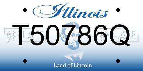 T50786Q Illinois License Plate