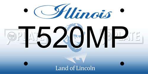 T520MP Illinois License Plate